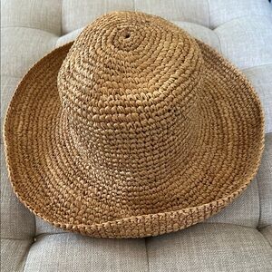 Scala Tan woven Raffia Hat